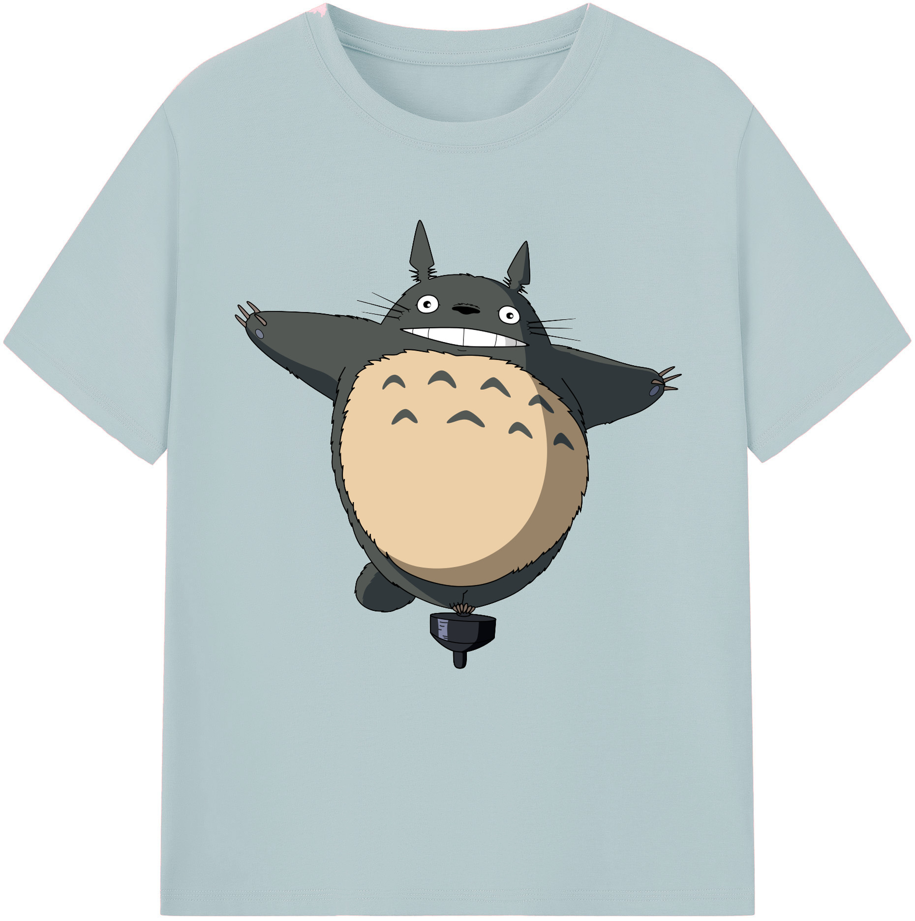 （画像用） となりのトトロ 草壁メイ 草壁サツキ My Neighbor Totoro Satsuki Kusakabe Mei Kusakabe 綿100％半袖Tシャツ（フロントプリント）